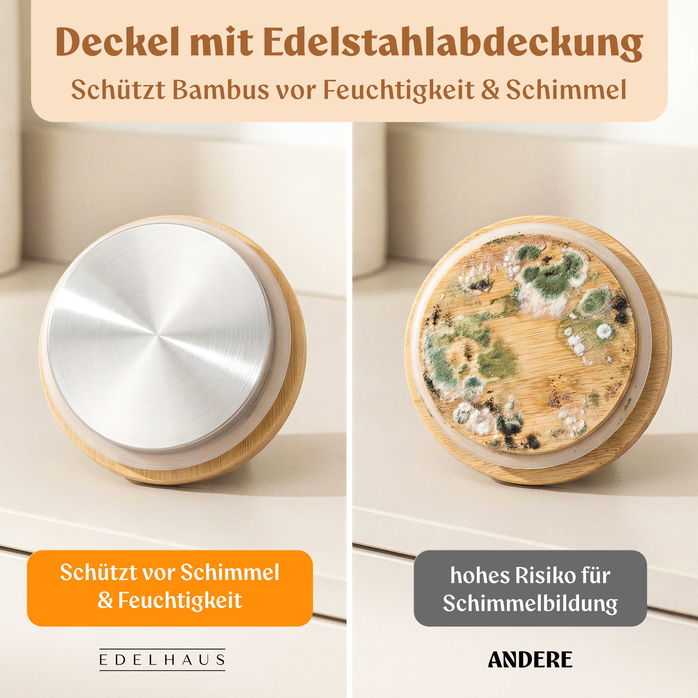 Overnight Oats Gläser mit Deckel, Etiketten & Löffeln (4 x 500ml)