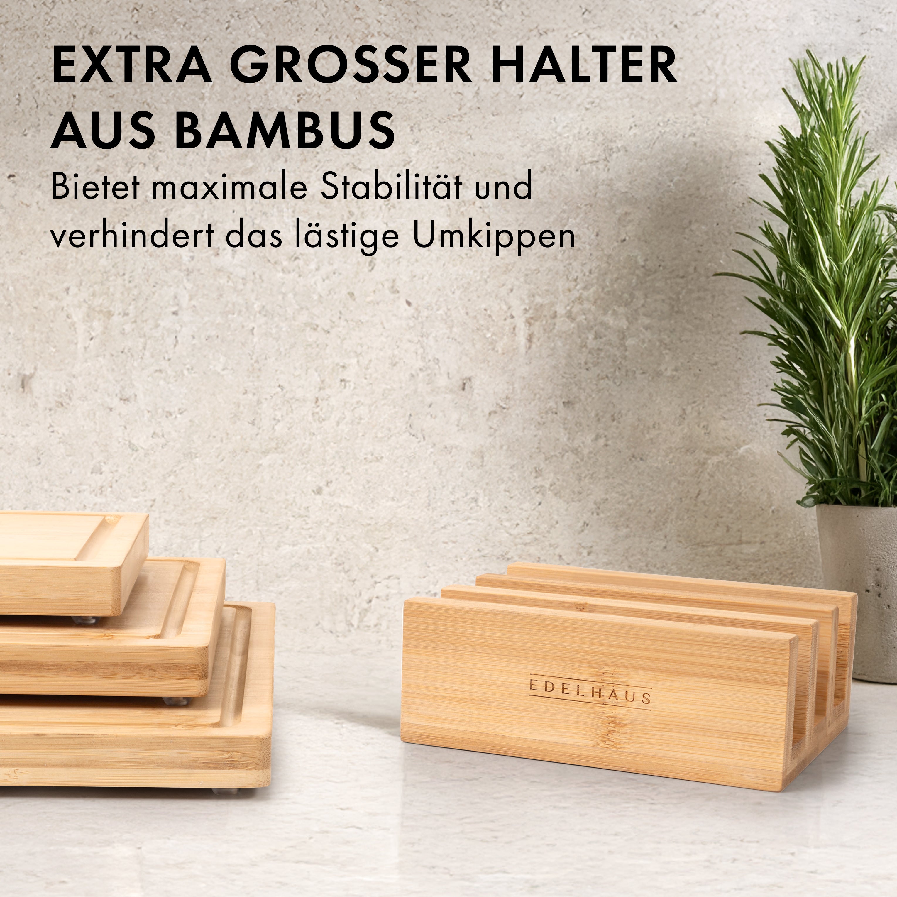 Bambus Schneidebrett 3er Set (40x30 / 33x24 / 26x18cm)
