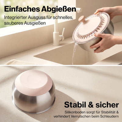 Salatschleuder Edelstahl – 4